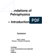 Petrophysics Intro