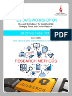 DRTC-MK-Ten Days Workshop On Research Methodology