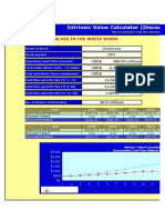 20 Year Intrinsic Value