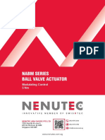 Nabm Series Ball Valve Actuator: Modulating Control 5 NM