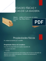 Propiedades Fisicas de La Madera