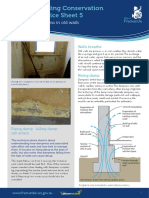 Technical Advice Sheet - 5 Dealing With Dampness in Old Walls