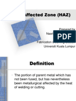 Heat Affected Zone