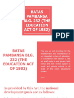 Batas Pambansa 232