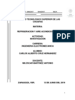 Tarea de Investigacion Refrigeracion y Aire Acondicionado