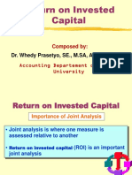 Return On Invested Capital: Dr. Whedy Prasetyo, SE., M.SA, Ak, CA, CPMA