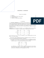 Chapitre 2 - Matrices