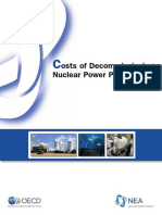 Costs of Decommissioning Nuclear Power Plants