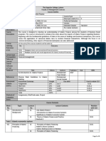 Course Outline Islamic Finance 2019