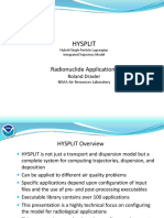 Hysplit: Radionuclide Applications