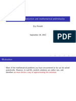 Chapter 1: Introduction and Mathematical Preliminaries: Evy Kersal e