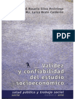 Validez y Confiabilidad Del Estudio Socieconómico ENTS