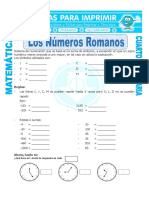 Los Numeros Romanos para Cuarto de Primaria