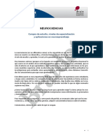 Paper Neurociencias. Especialización y Aplicaciones. Braidot N.