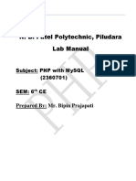 PHP Lab Manual