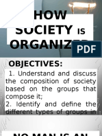 How Society Is Organized.....