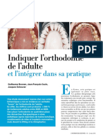 Indiquer L'orthodontie