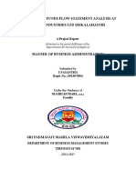 A Study On Funds Flow Statement Analysis at Lanco Industries LTD Srikalahasthi