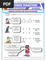 Resolución de Ecuaciones para Primero de Secundaria