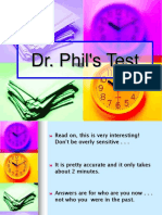 DR Phil Test