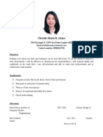 Christle Marie B. Llana: 310 Marangal St. USPS San Pedro Laguna 4023 Email Contact Number: 09069167531 Objective