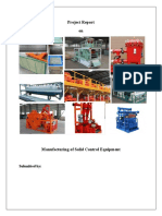 Project Report On Solid Control Equipment Manufacturing - Petropath