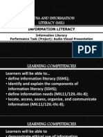 Media and Information Literacy (Mil)