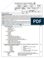 2° Bach. Prueba Diagnostica Biologia