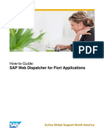 SAP Web Dispatcher For Fiori Applications