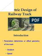 Geometric Design of Railways