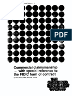 Commercial Claims Man Ship - With Special Reference To The FIDIC Form of Contract