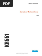 Maintenance Manual - Spanish