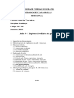 Aula # 4 Exploração Clínica Da Pele 1 (Word)
