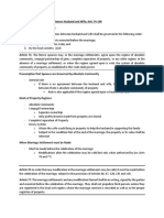 Title IV - Property Relations Between Husband and Wife