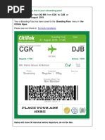 Contoh Boarding Pass Citilink