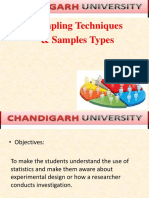 Sampling Techniques & Samples Types
