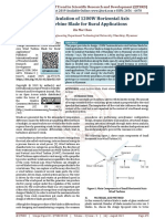 Design Calculation of 1200W Horizontal Axis Wind Turbine Blade For Rural Applications