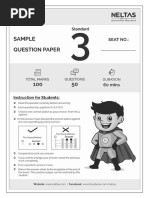 Sample Paper Class 3