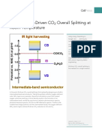 Infrared Light-Driven CO Overall Splitting at Room Temperature