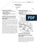 Transaxle: Description and Operation Brake Transmission Shift Interlock (Btsi) System