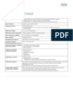 IBM V7000F Storage Specifications