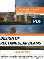 Ce510 - Design of Rectangular Beam and One-Way Slab