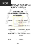 Informe Topografico