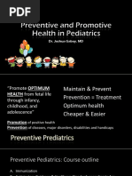 Preventive Pediatrics