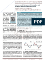 Power Quality Improvement, Harmonic Elimination and Load Balancing in Industrial Power System