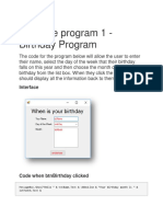 Example Program 1 VB