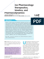 Perioperative Pharmacology: Pharmacotherapeutics, Pharmacokinetics, and Pharmacodynamics