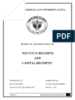 Revenue Receipts and Capital Receipts 