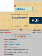 3.3 The Inverse of A Matrix