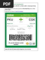 CGK PKU: - Regular / 20kg Economy